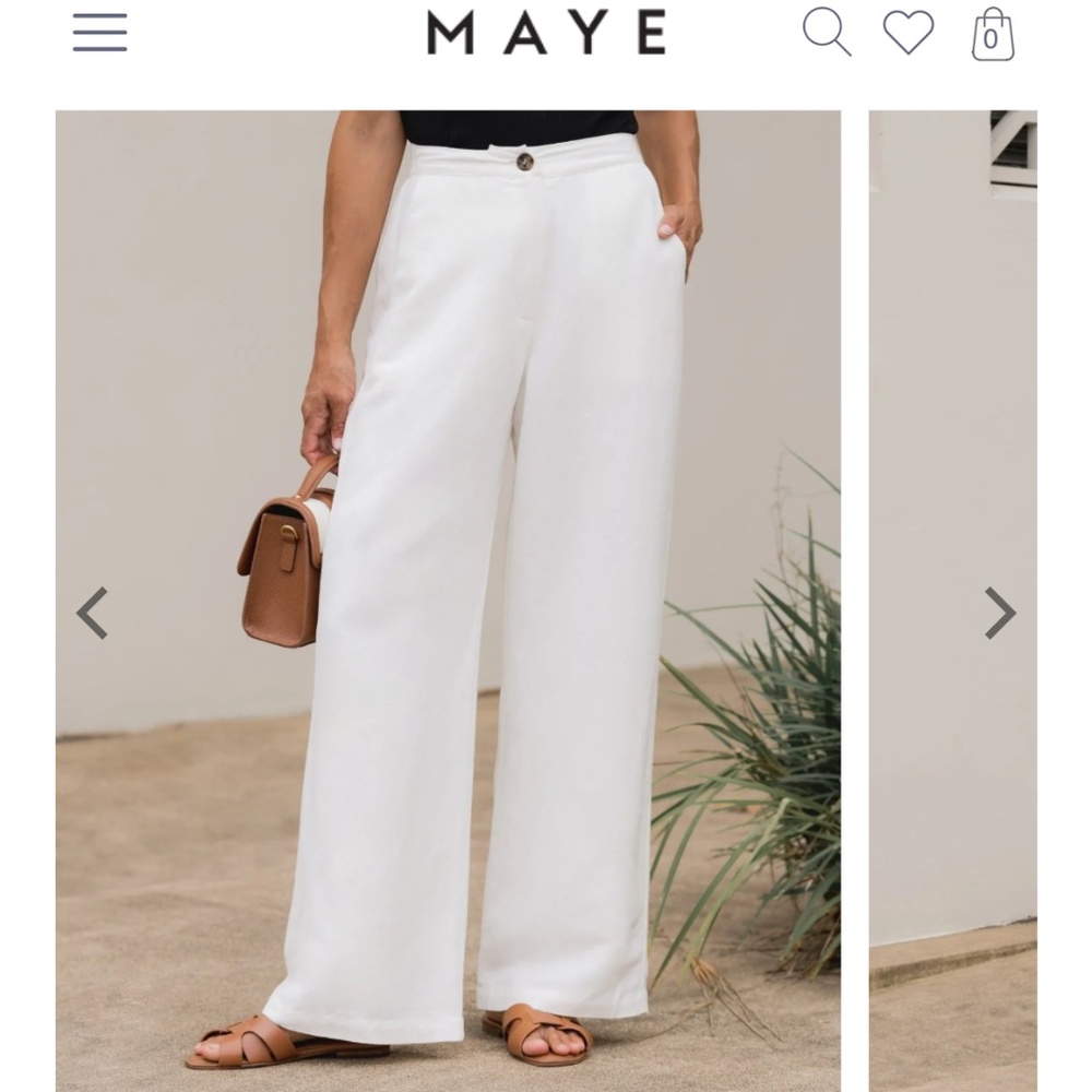 Estella Pant - Ivory (by Maye)